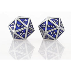 Forged Gaming F*ck Yeah Poly 7 Metal Dice Set | Odin's Place