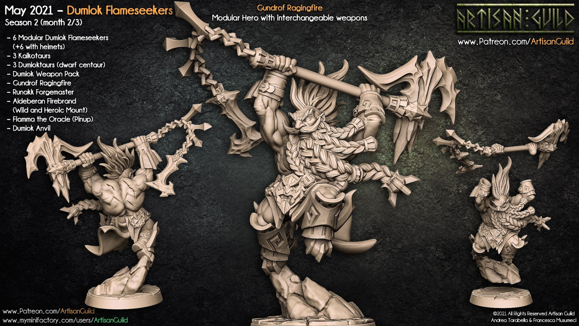 Dragon's Lair Printed Mini: Dumlok Flameseekers Set | Odin's Place