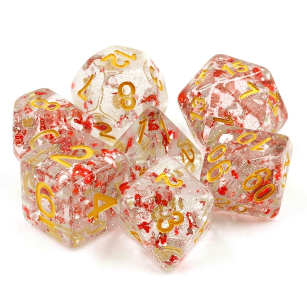Dragon Dice Metallic Ruby Poly 7 | Odin's Place
