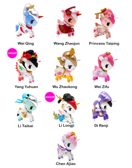 Tokidoki Unicorno Han & Tang Dynasties Blind Box | Odin's Place