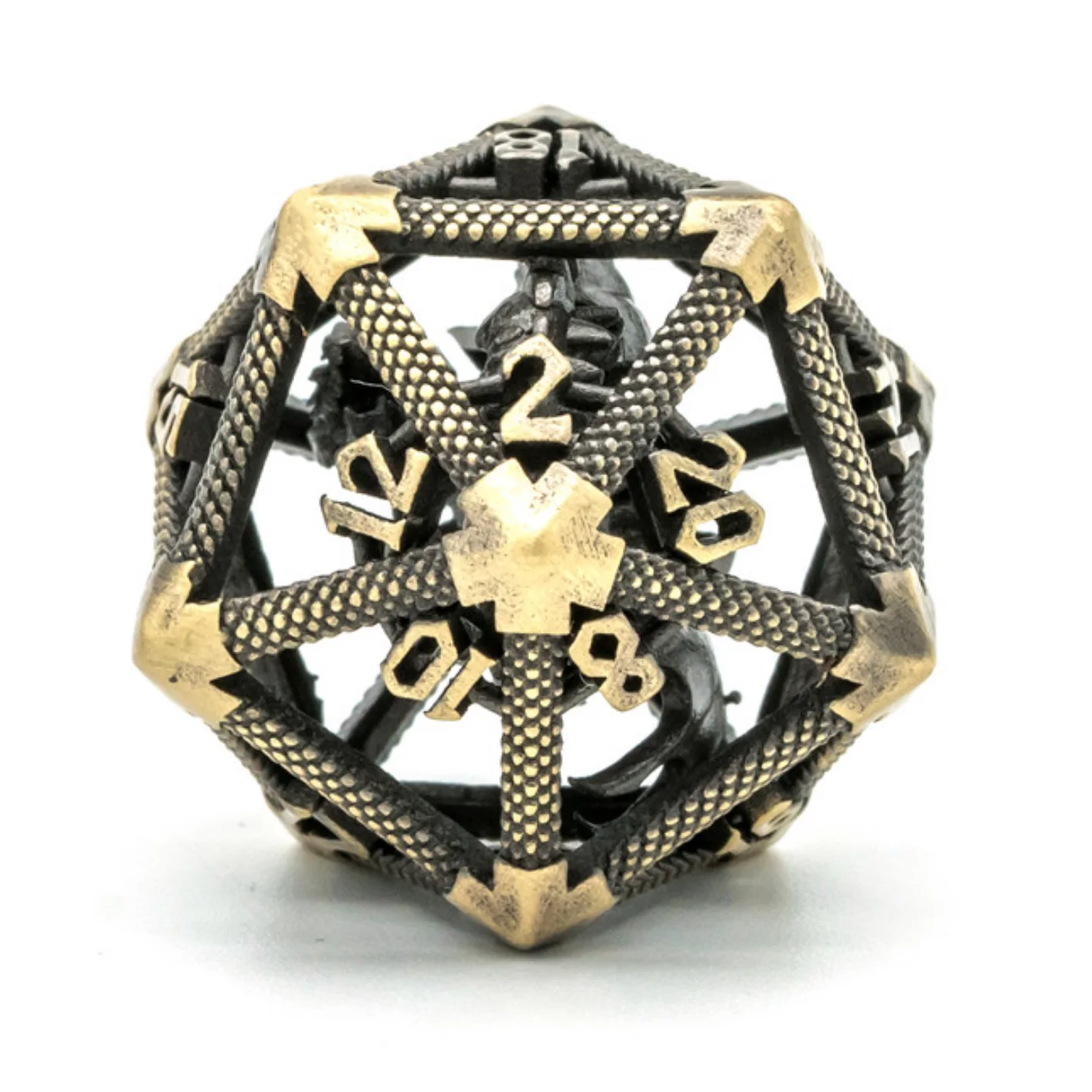 Foam Brain Hollow 18mm D20 - Dragon Keep Bronze | Odin's Place