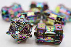 Foam Brain Dice 51 Metal Poly 7 Dice Set | Odin's Place