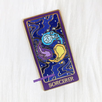 Sugar Cubed Studios Dungeons and Dragons Tarot Enamel Pins | Odin's Place