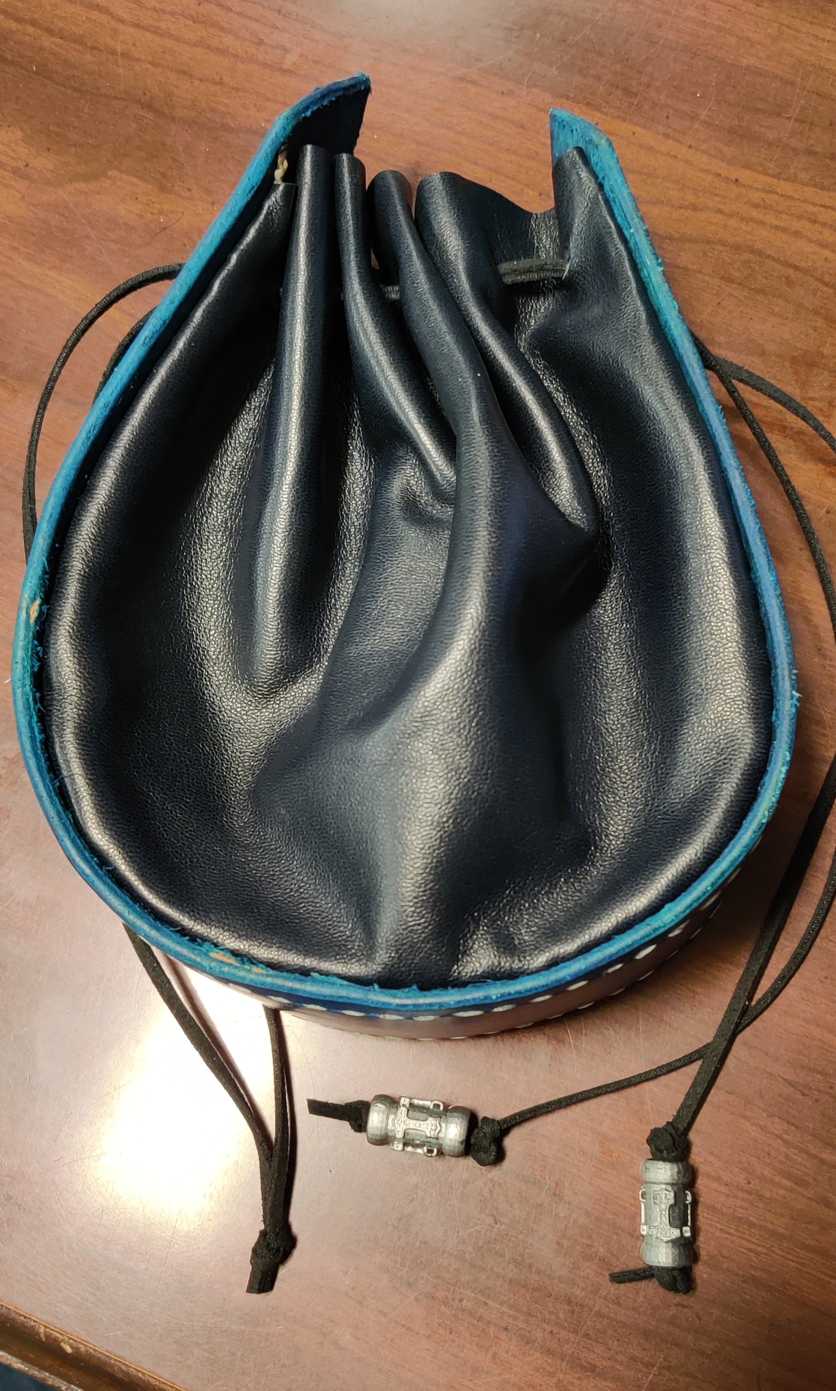Handmade Leather Dice Pouch Assorted Colors | Odin's Place