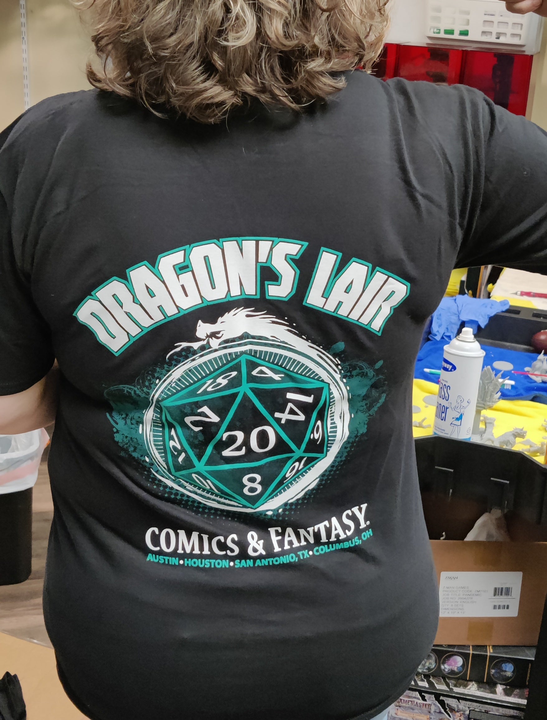 Dragon's Lair D20 T-shirt | Odin's Place