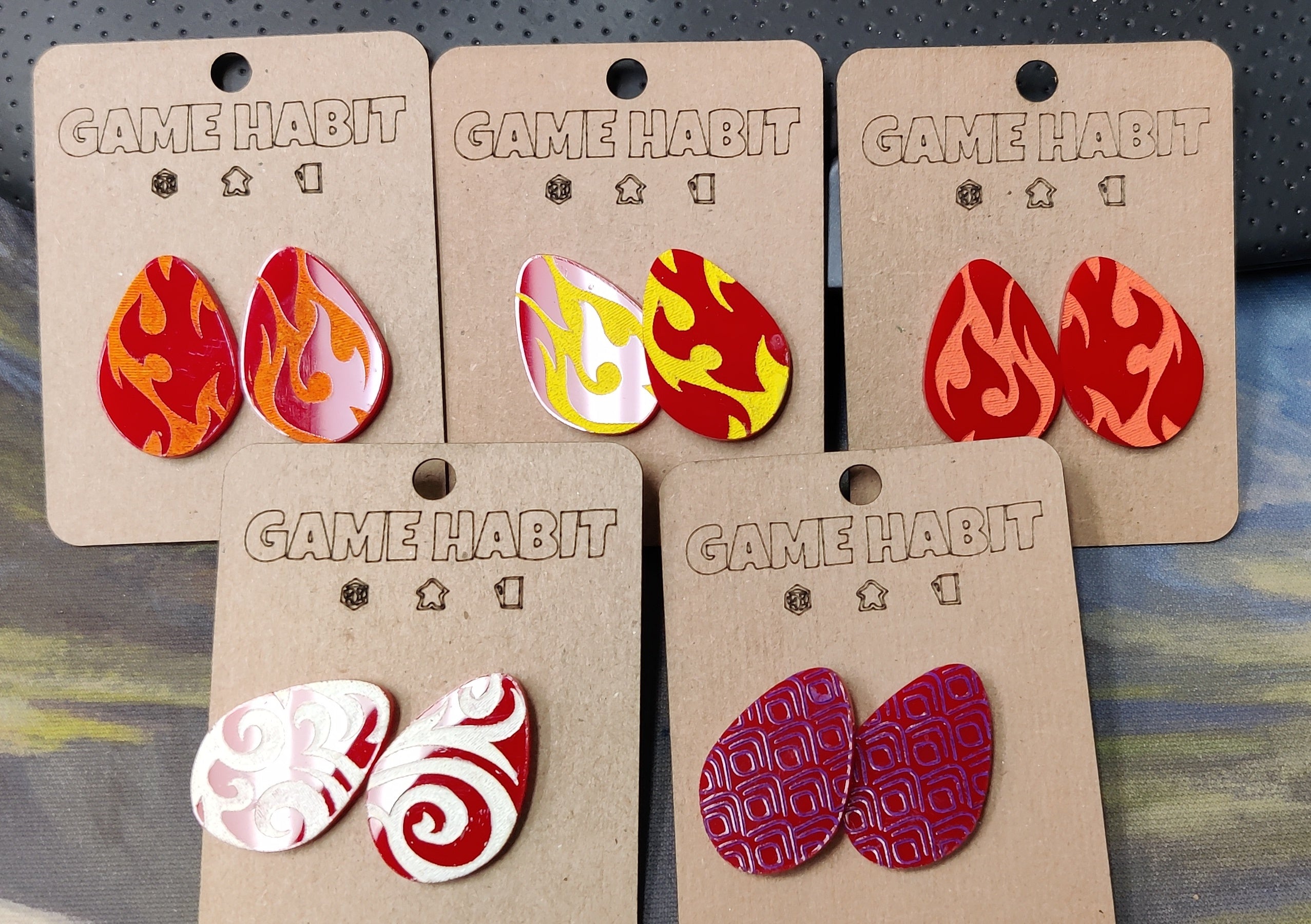 Game Habit Dragon Egg Earrings - Assorted Styles | Odin's Place