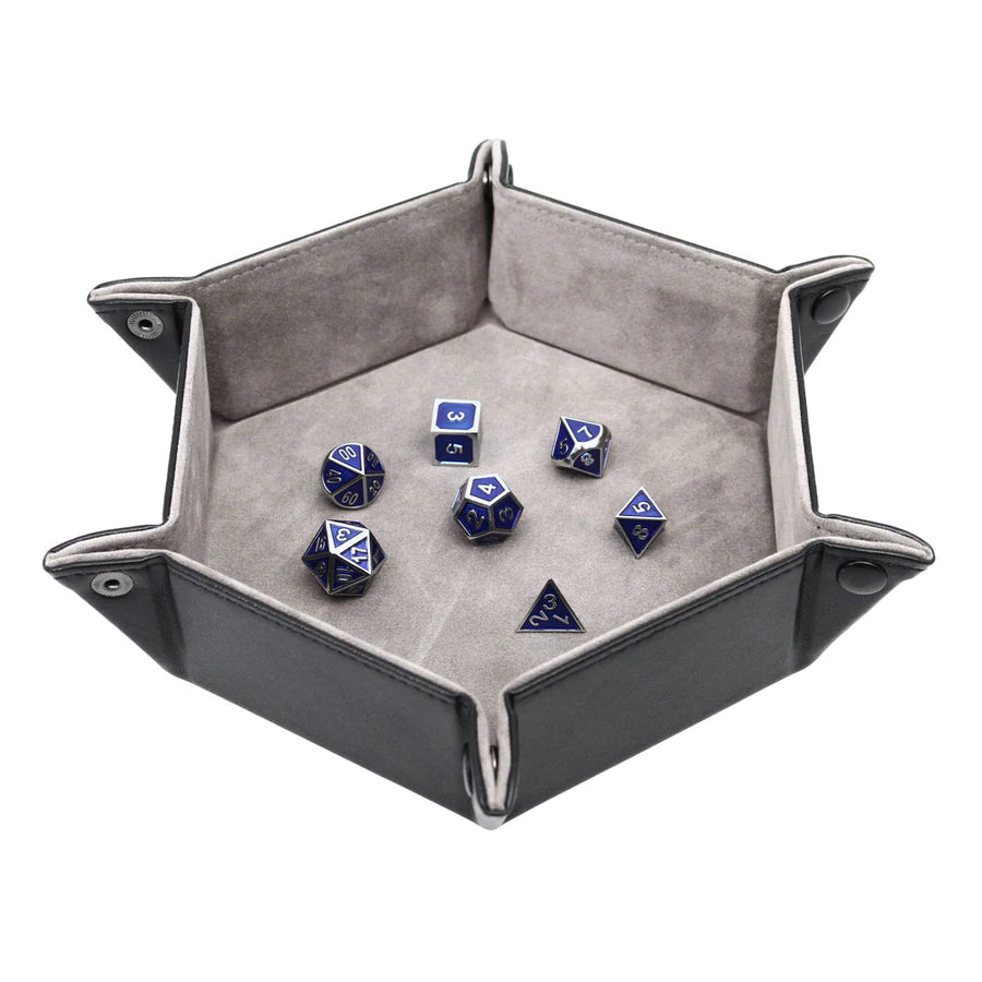 Forged Gaming Hexagon Snap Folding Dice Tray - Various Colors | Odin's Place