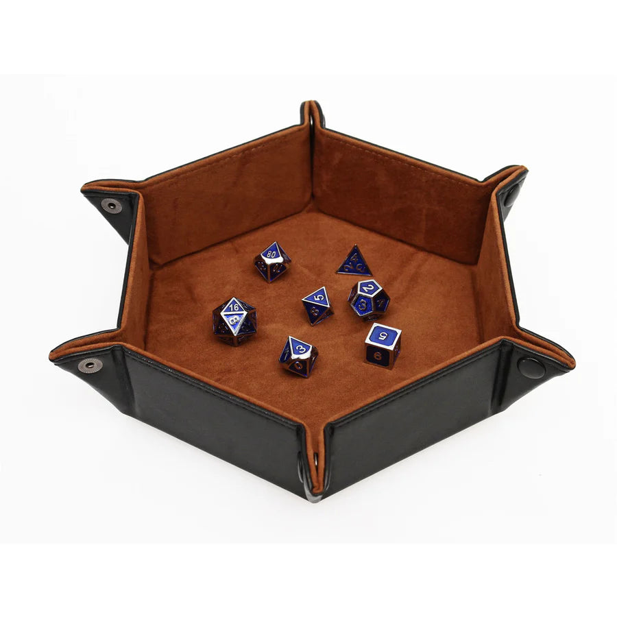 Forged Gaming Hexagon Snap Folding Dice Tray - Various Colors | Odin's Place