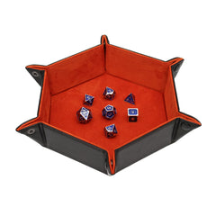 Forged Gaming Hexagon Snap Folding Dice Tray - Various Colors | Odin's Place