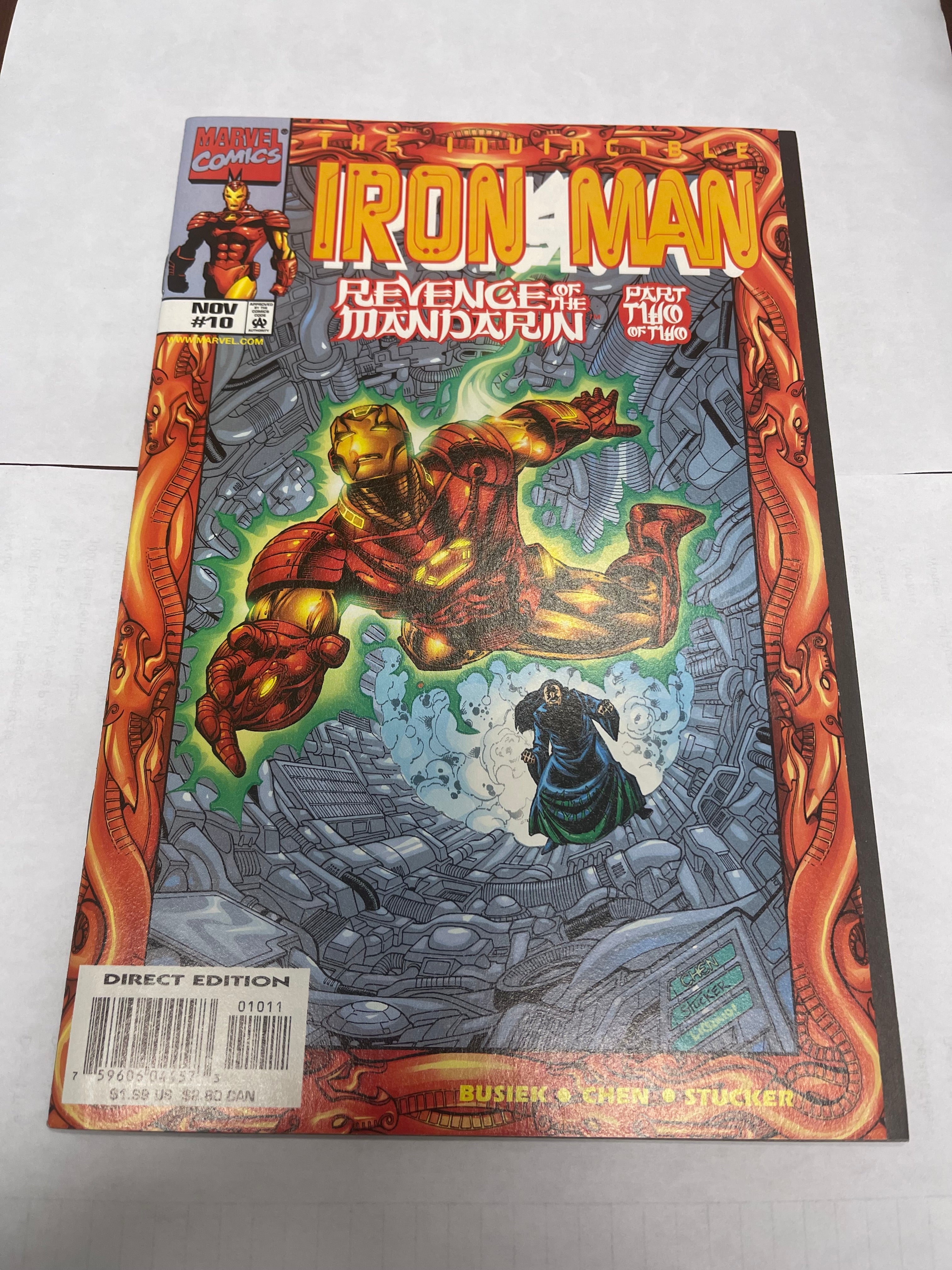 Invincible Iron Man #10 November 1998 | Odin's Place