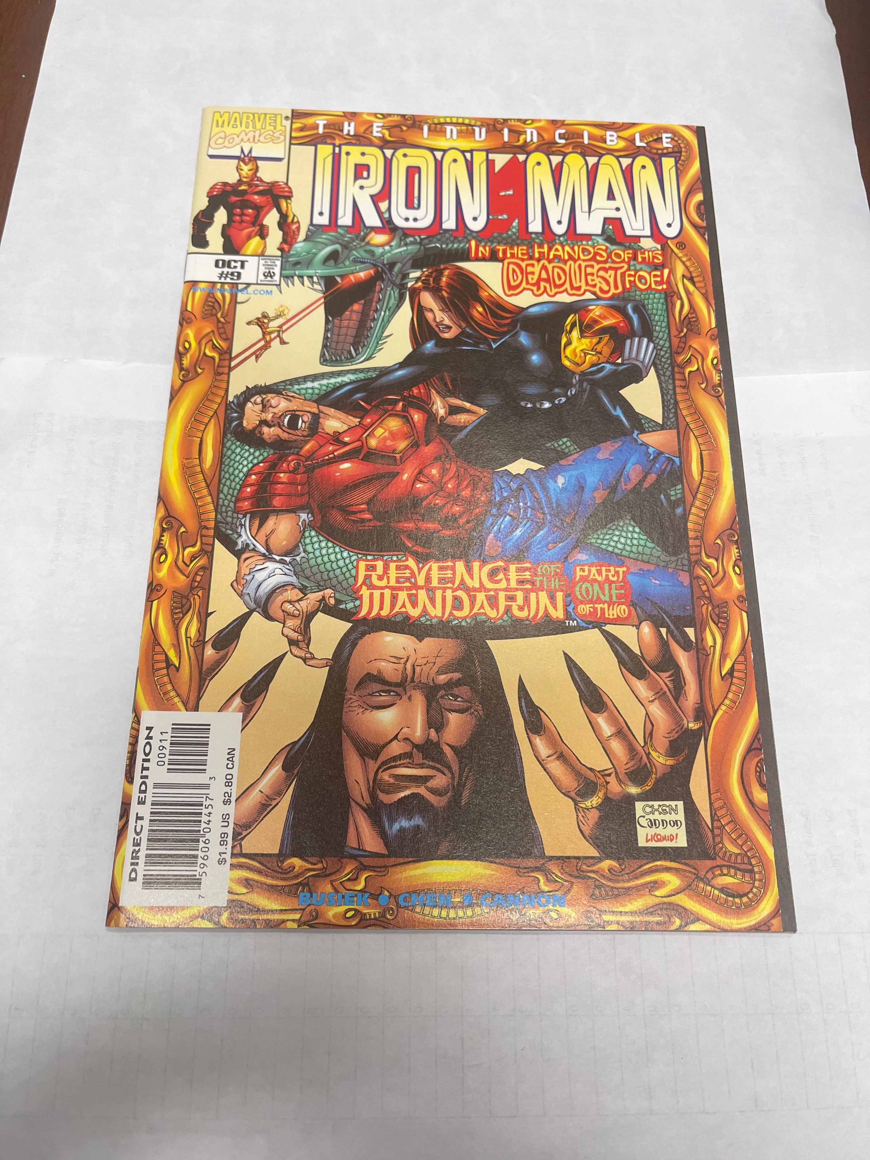 Invincible Iron Man #9 October 1998 | Odin's Place