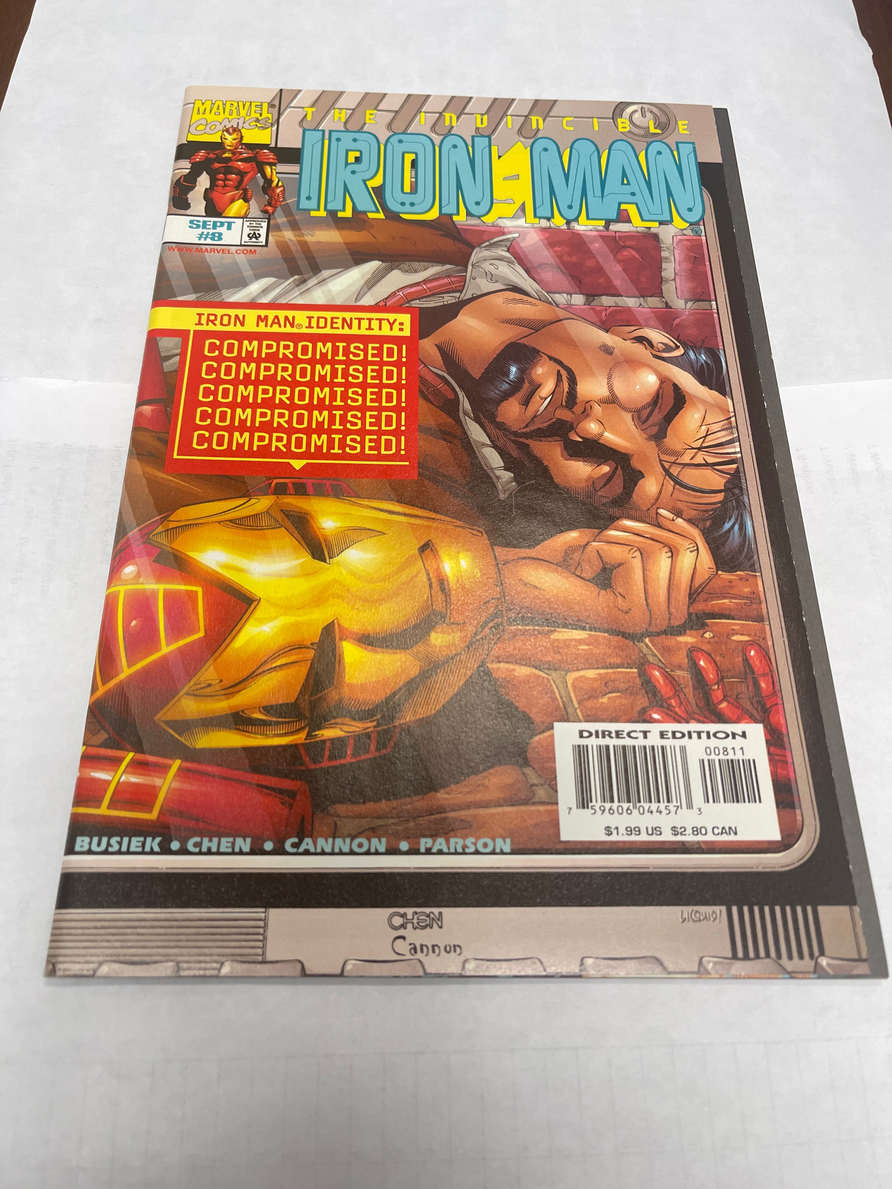 Invincible Iron Man #8 September 1998 | Odin's Place