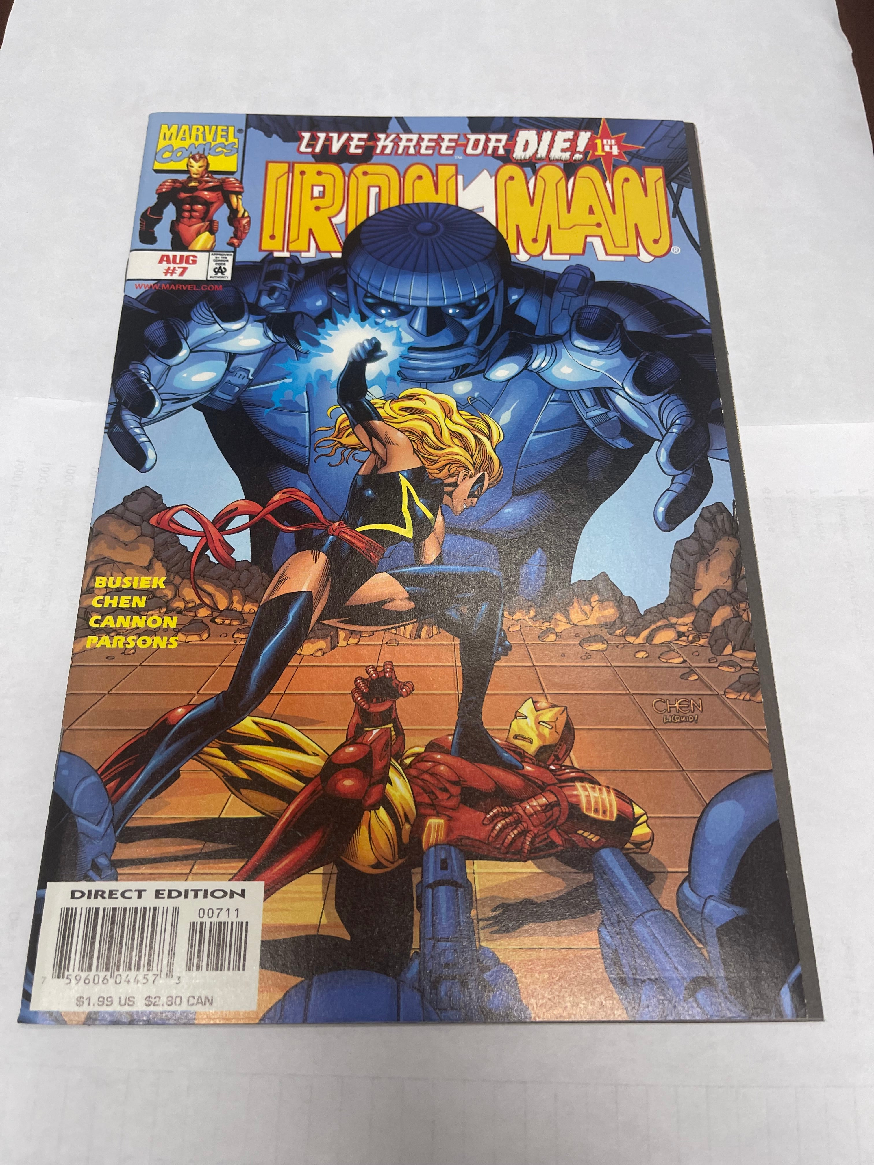 Invincible Iron Man #7 August 1998 | Odin's Place