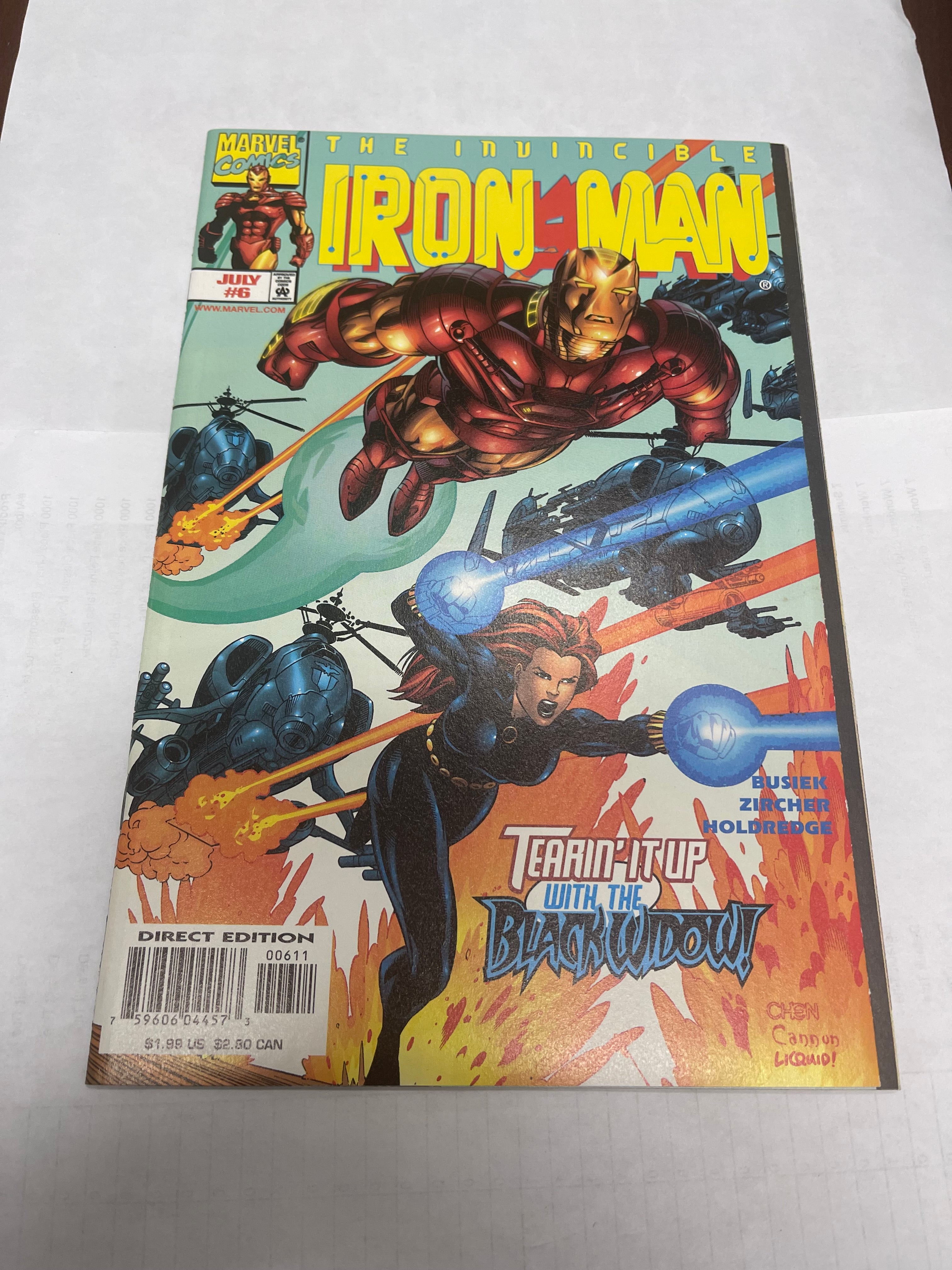 Invincible Iron Man #6 July 1998 | Odin's Place