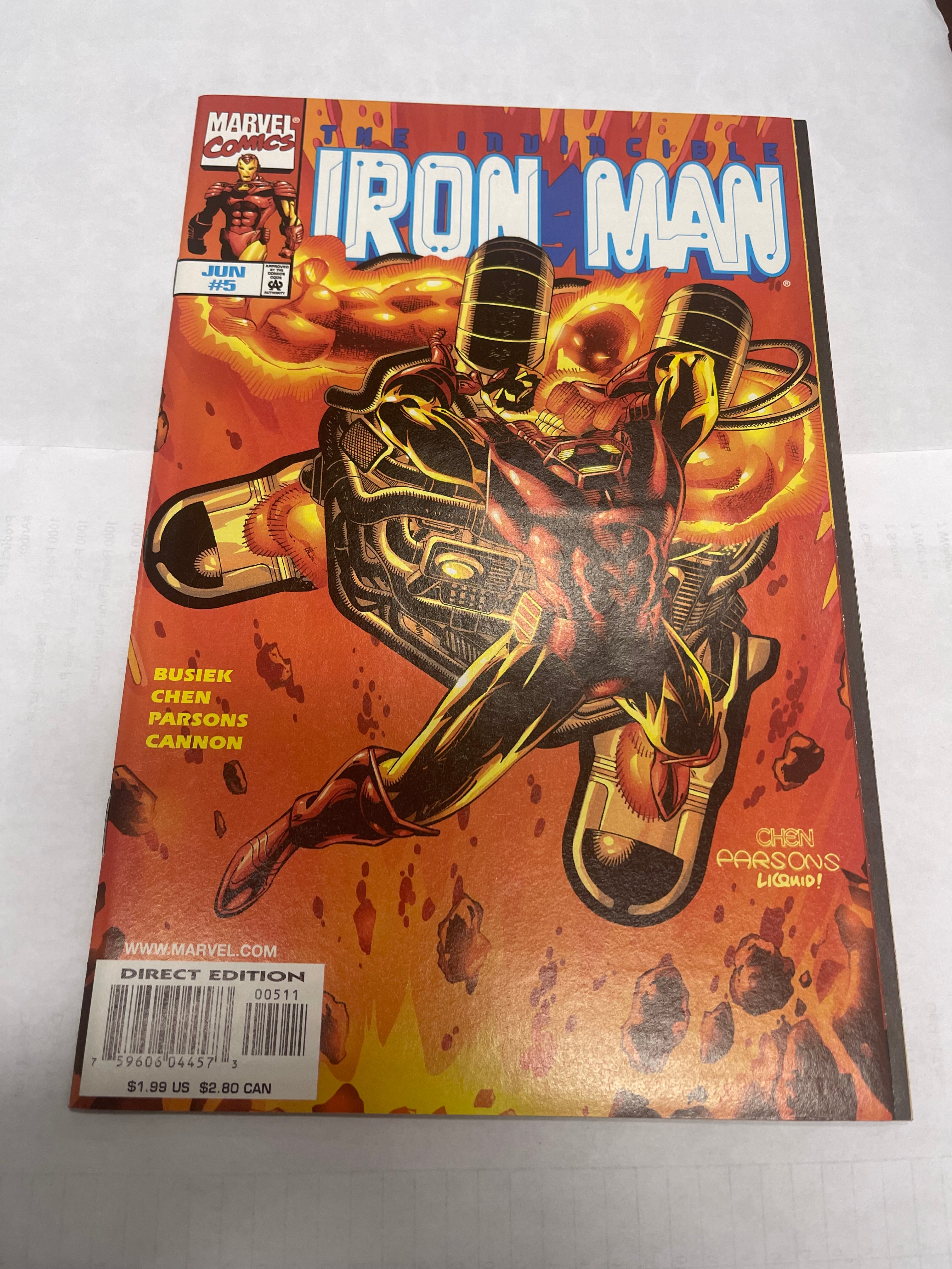 Invincible Iron Man #5 June 1998 | Odin's Place