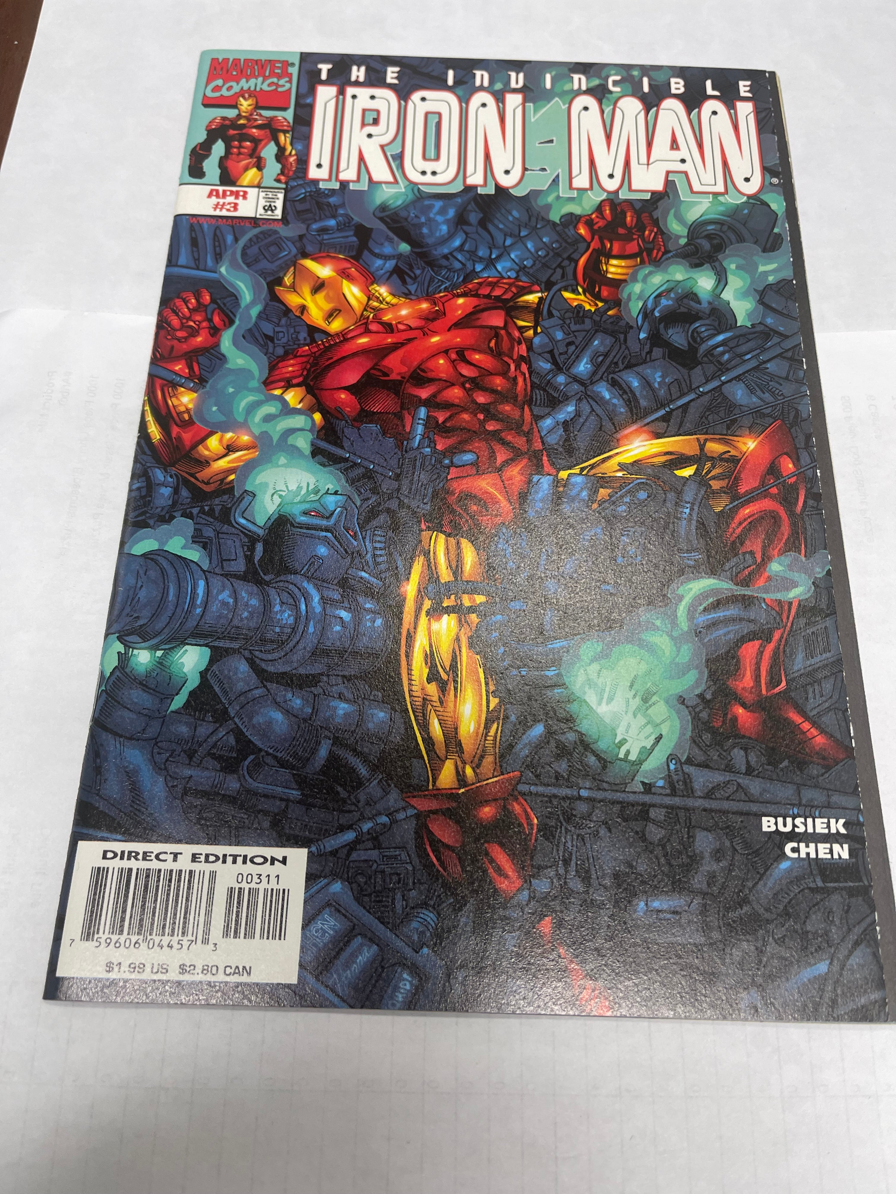 Invincible Iron Man #3 April 1998 | Odin's Place