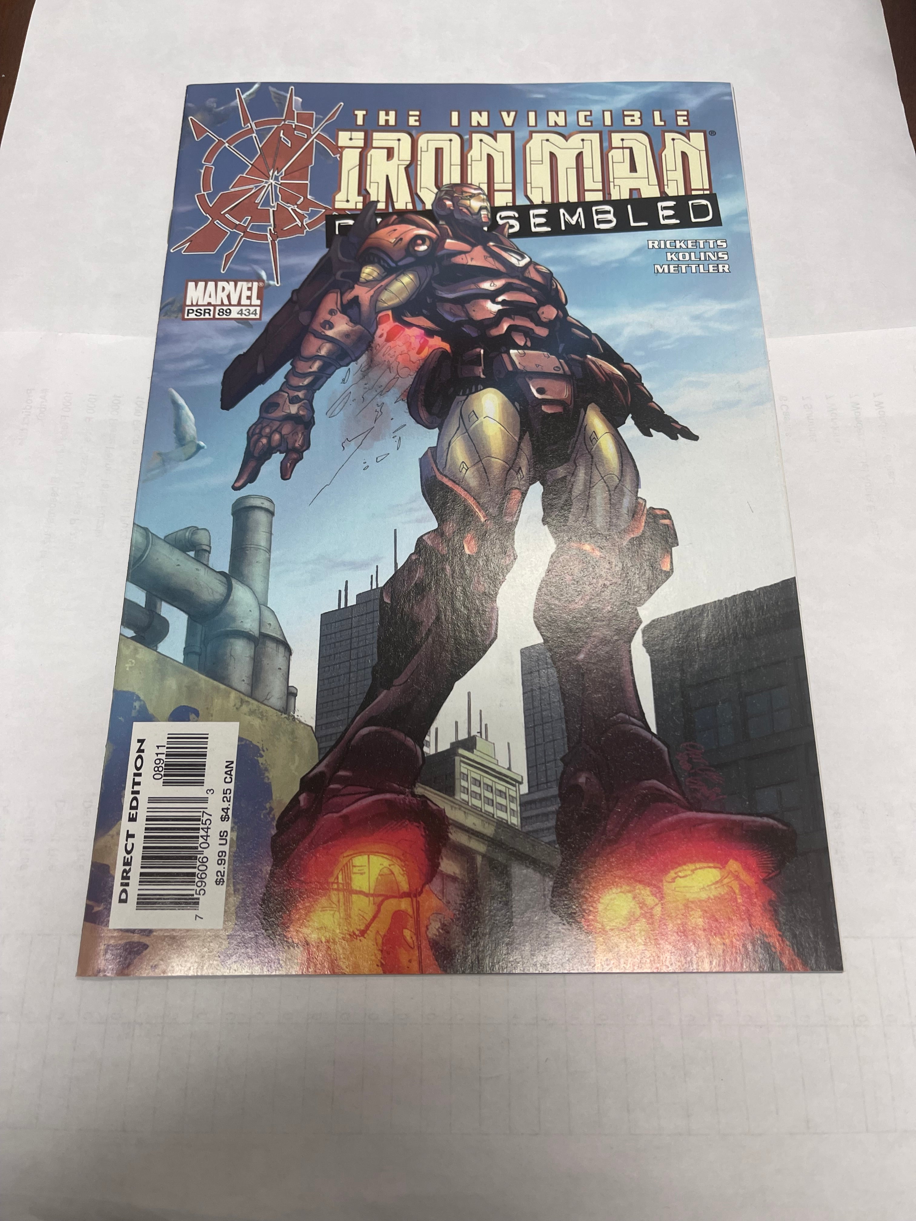 Invincible Iron Man Disassembled #89 December 2004 | Odin's Place