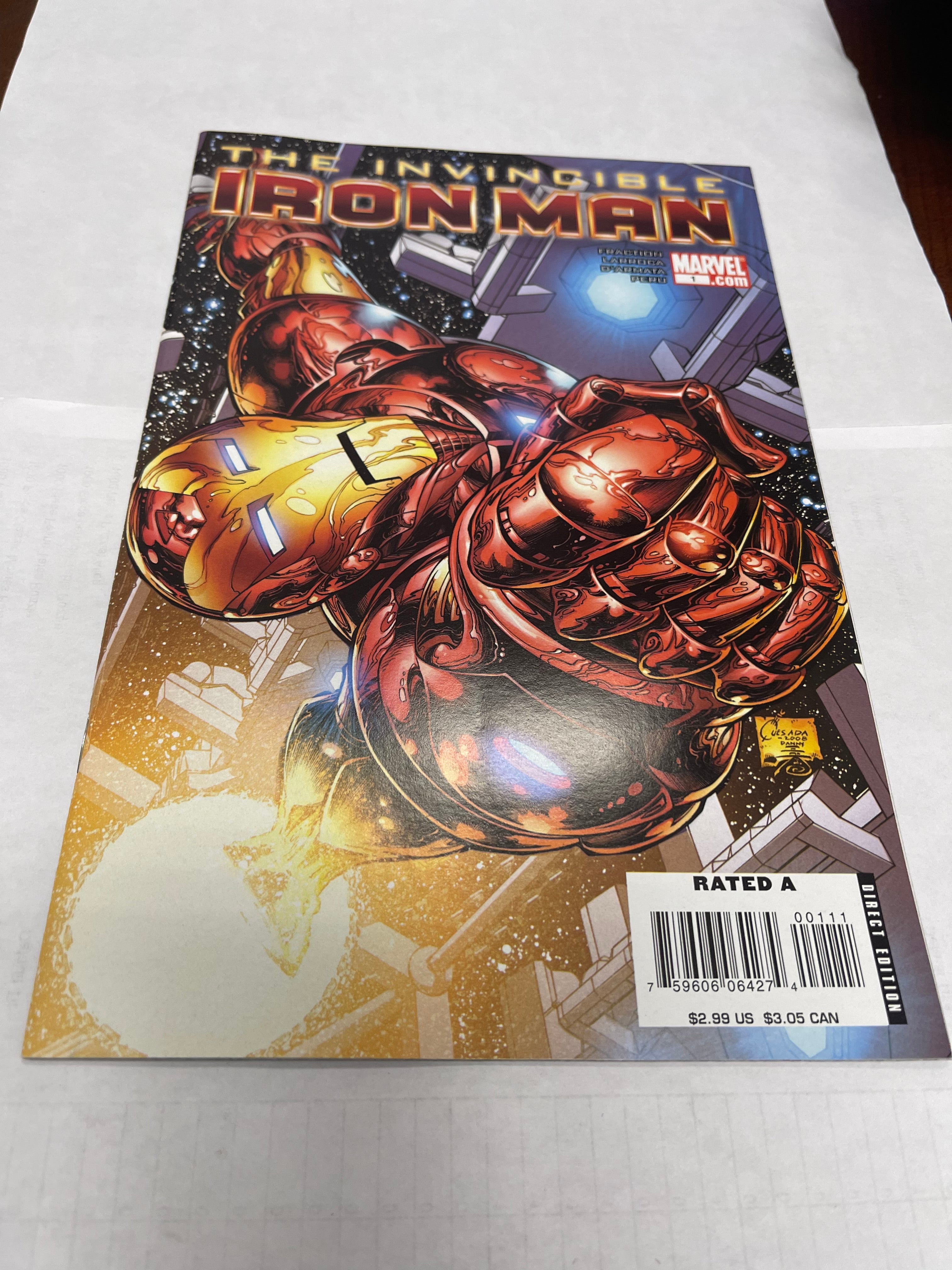 Invincible Iron Man #1 July 2008 | Odin's Place