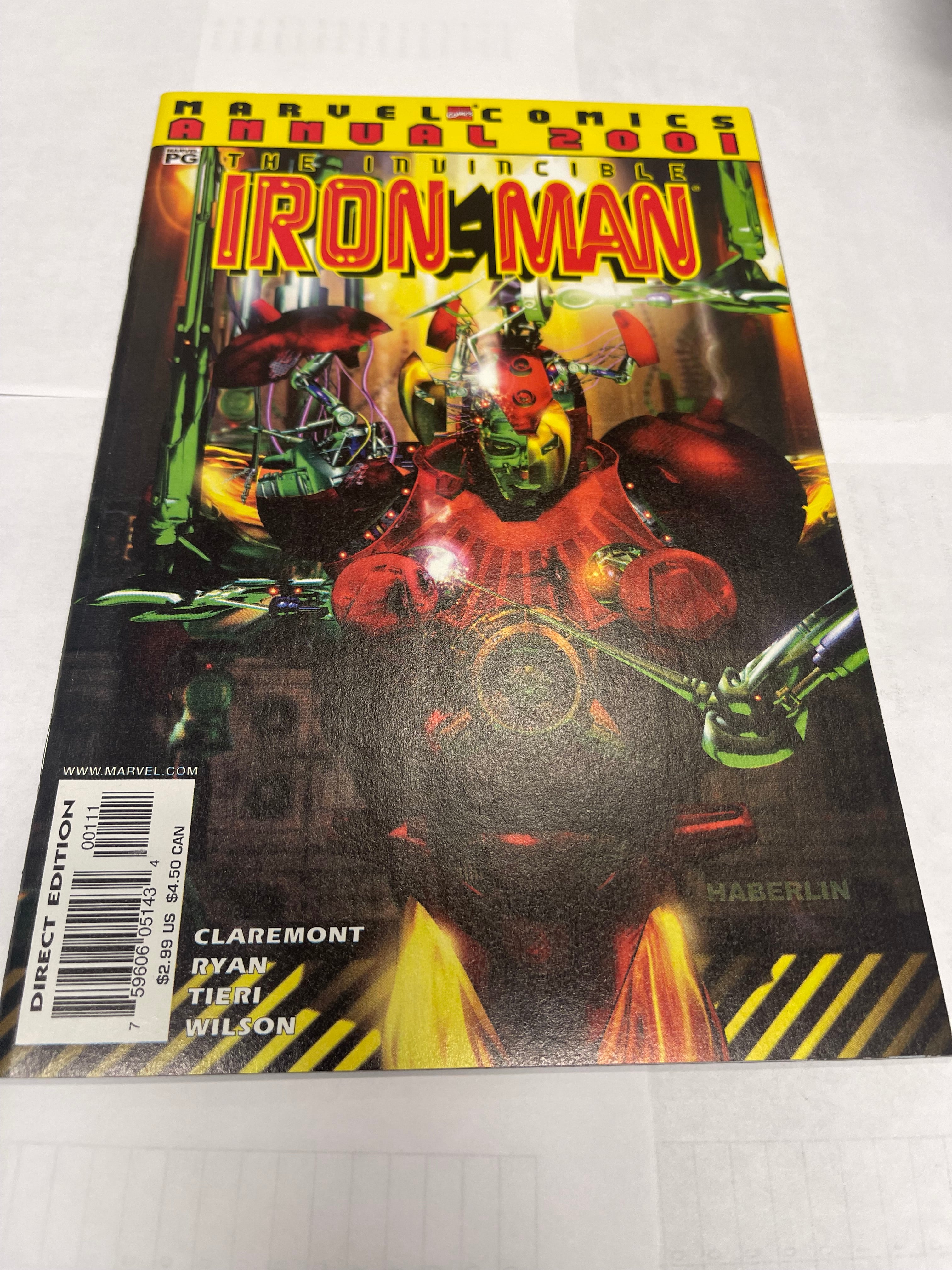 Invincible Iron Man Annual #1 2001 | Odin's Place