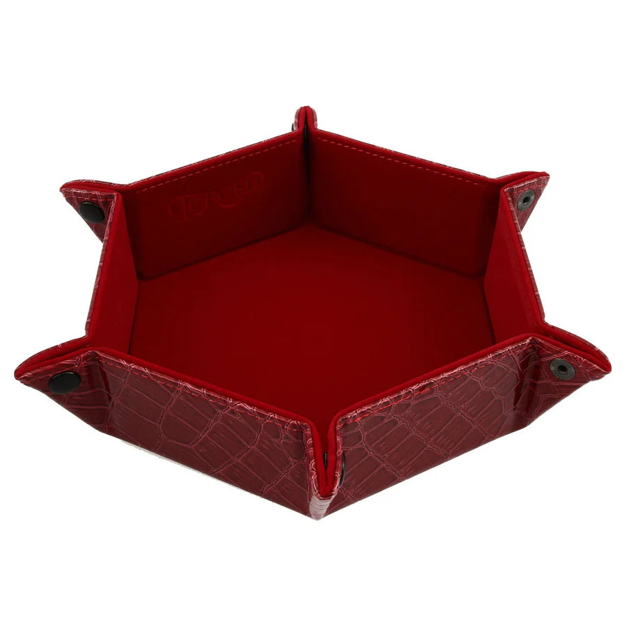 Forged Gaming Hexagon Snap Folding Dice Tray - Various Colors | Odin's Place