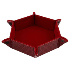 Forged Gaming Hexagon Snap Folding Dice Tray - Various Colors | Odin's Place