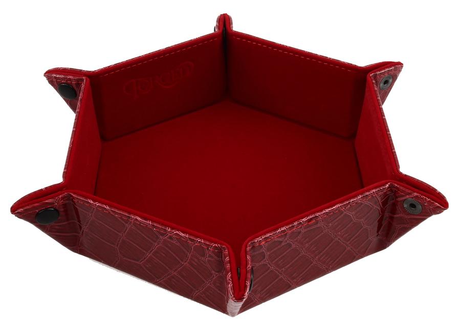 Forged Gaming Hexagon Snap Folding Dice Tray - Various Colors | Odin's Place