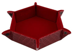 Forged Gaming Hexagon Snap Folding Dice Tray - Various Colors | Odin's Place