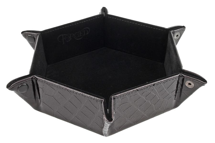 Forged Gaming Hexagon Snap Folding Dice Tray - Various Colors | Odin's Place