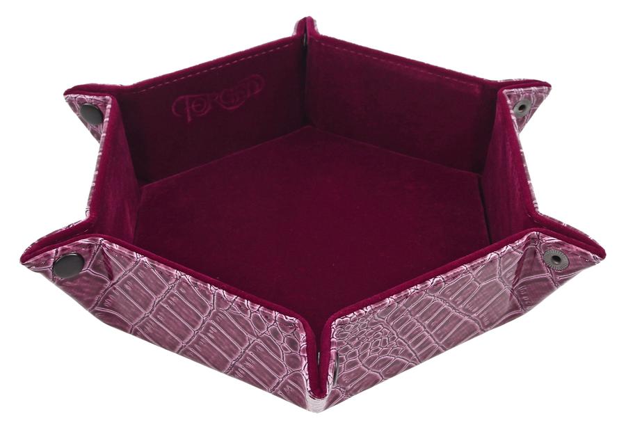 Forged Gaming Hexagon Snap Folding Dice Tray - Various Colors | Odin's Place