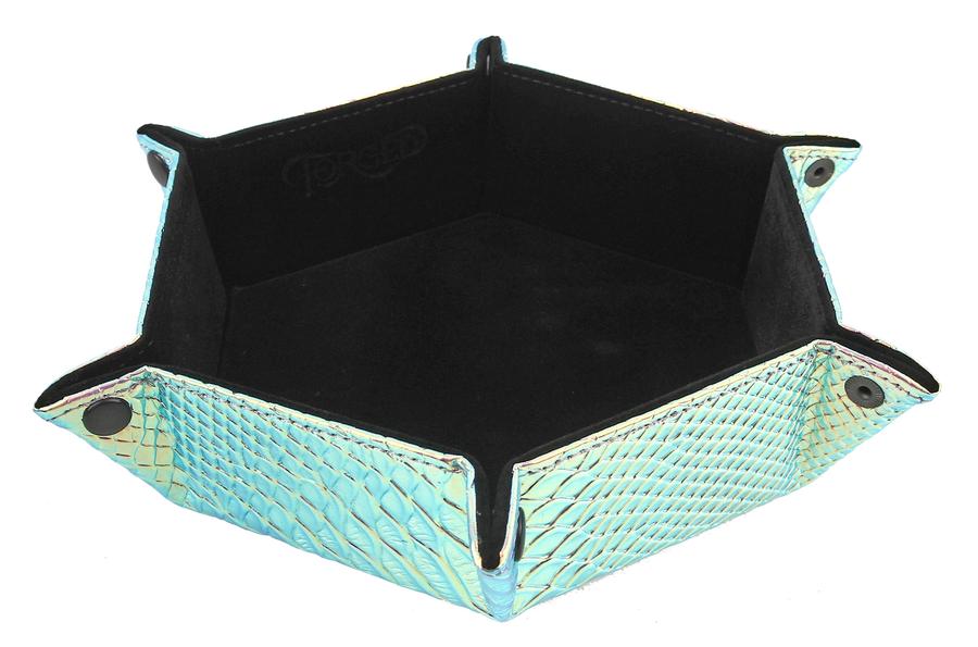 Forged Gaming Hexagon Snap Folding Dice Tray - Various Colors | Odin's Place