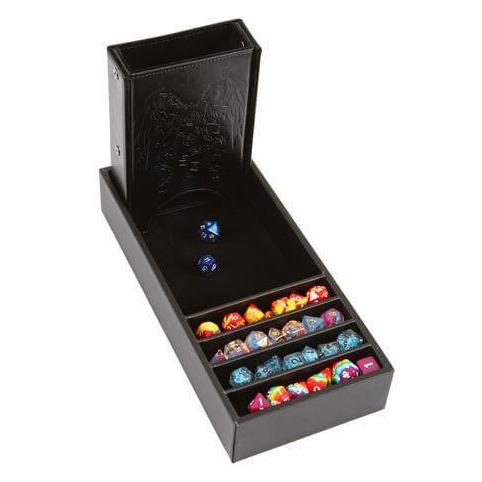 Forged Gaming Citadel Dice Tower and Tray - Black | Odin's Place