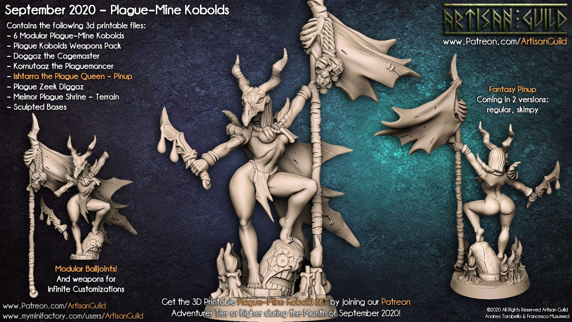 Dragon's Lair Printed Mini: Plague-Mine Kobolds Set | Odin's Place
