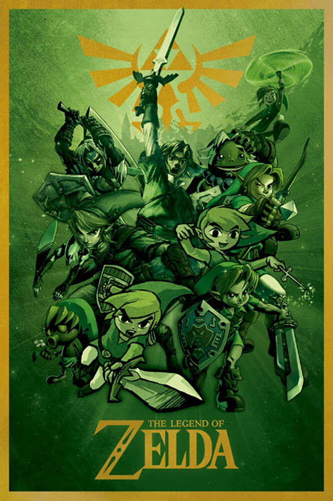 Poster: Legend of Zelda Links | Odin's Place