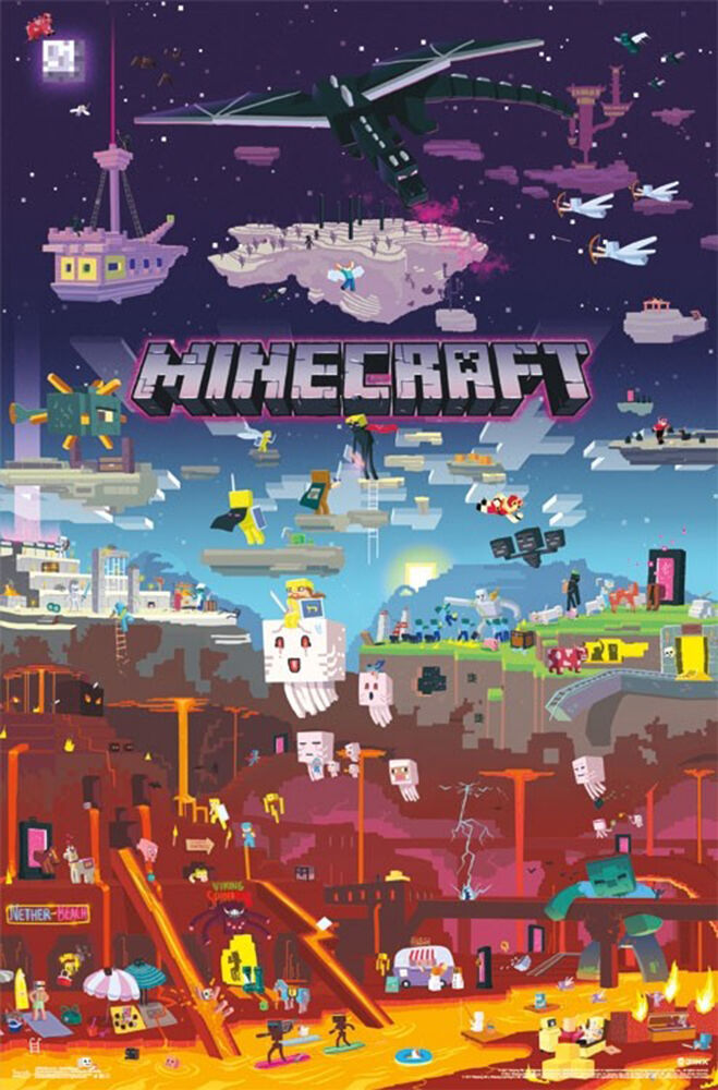Poster: Minecraft World Beyond | Odin's Place