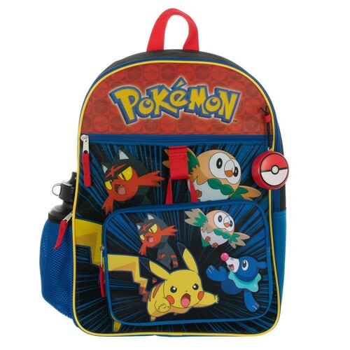 Bioworld Pokemon Kids Backpack 5PC Combo Set | Odin's Place