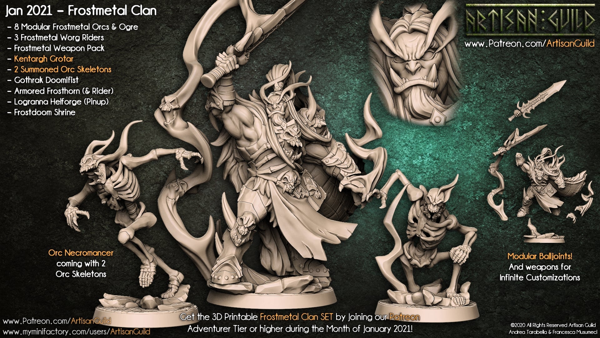 Dragon's Lair Printed Mini: Frostmetal Clan Set | Odin's Place