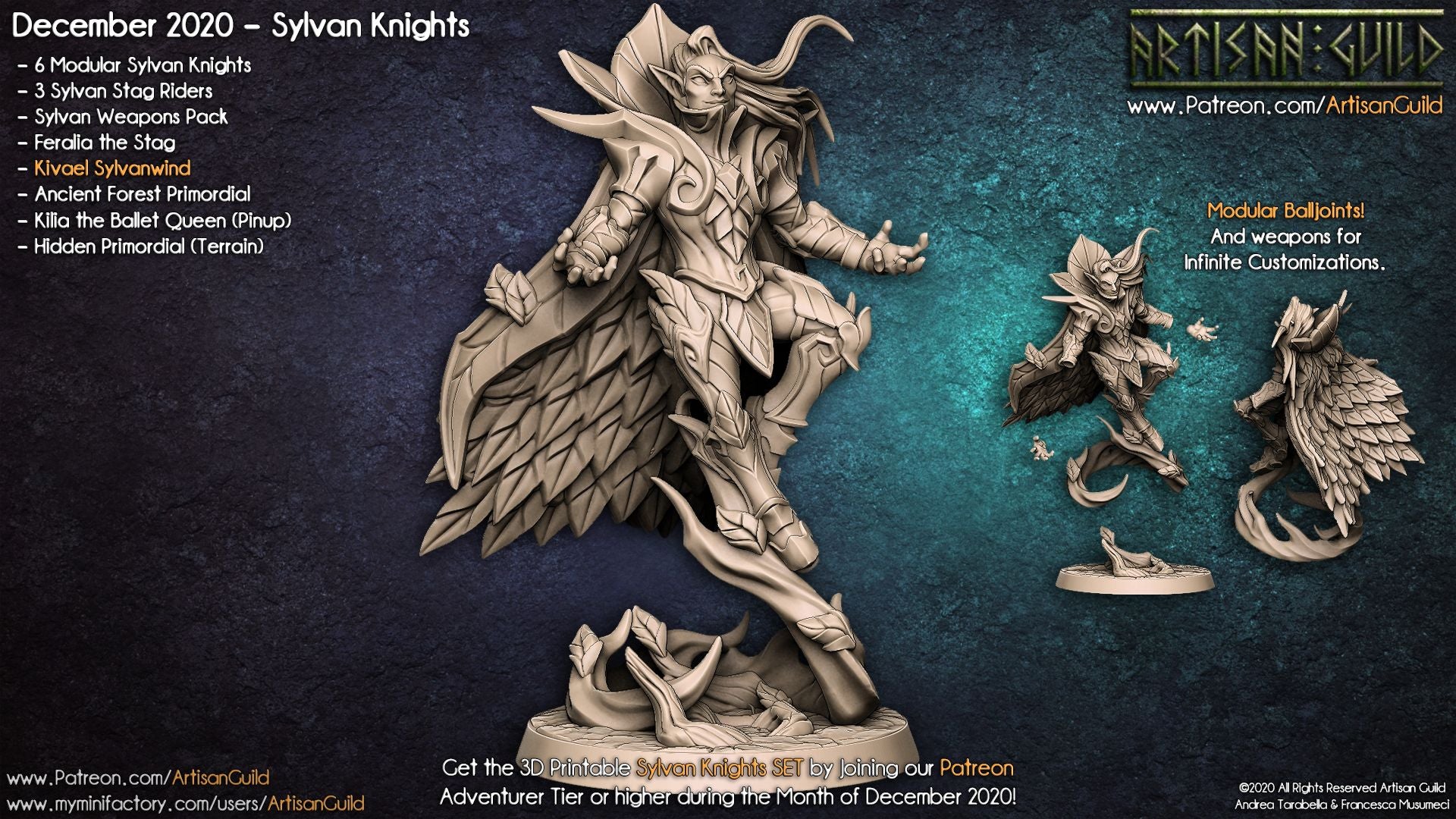 Dragon's Lair Printed Mini: Sylvan Knights Set | Odin's Place