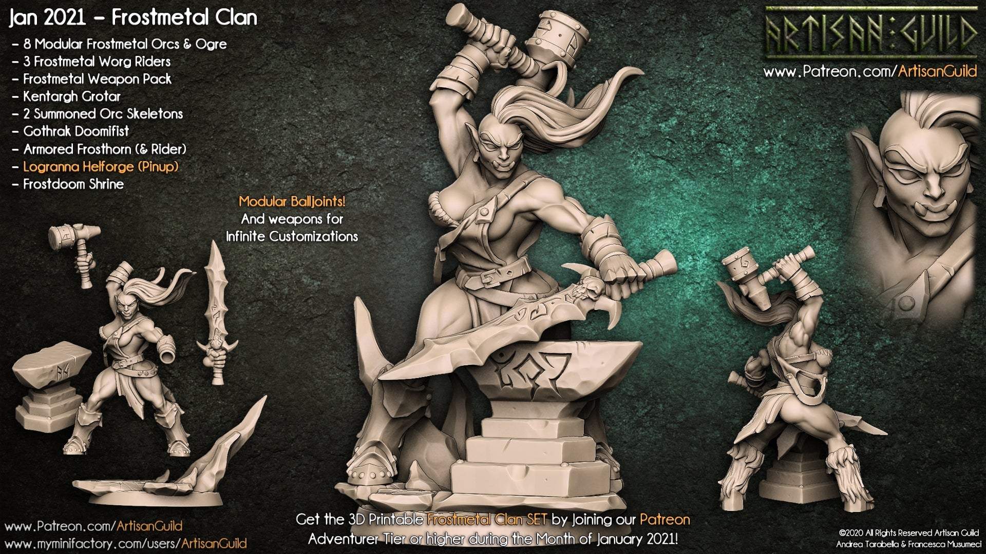 Dragon's Lair Printed Mini: Frostmetal Clan Set | Odin's Place