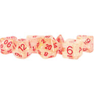 MDG Flash Dice Red Poly 7 Set | Odin's Place