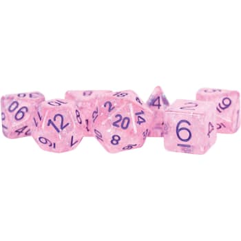 MDG Flash Dice Pink Poly 7 Set | Odin's Place