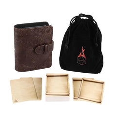Forged Gaming Book of Incantations Spell Card Book (Dragon Edition) Black | Odin's Place