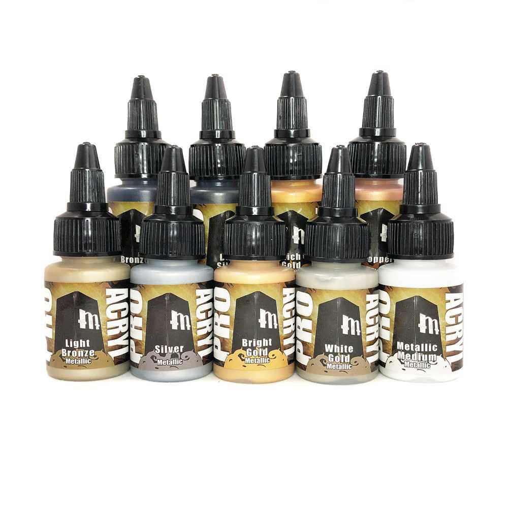 Pro Acryl Metallic Paint Set | Odin's Place