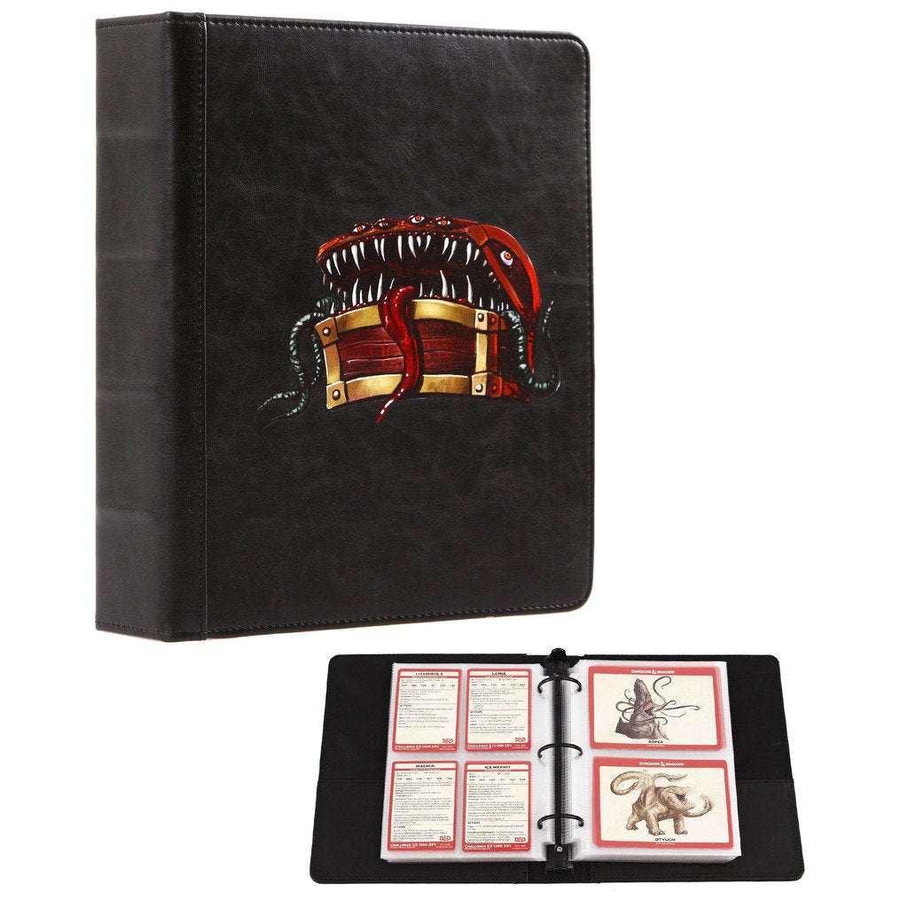 Forged Gaming: Curiosities Cache Mimic Edition Card Binder Black | Odin's Place