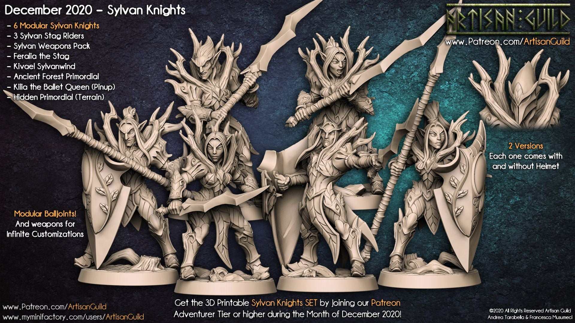 Dragon's Lair Printed Mini: Sylvan Knights Set | Odin's Place