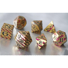 Forged Gaming Molten Midas Poly 7 Metal Dice Set | Odin's Place