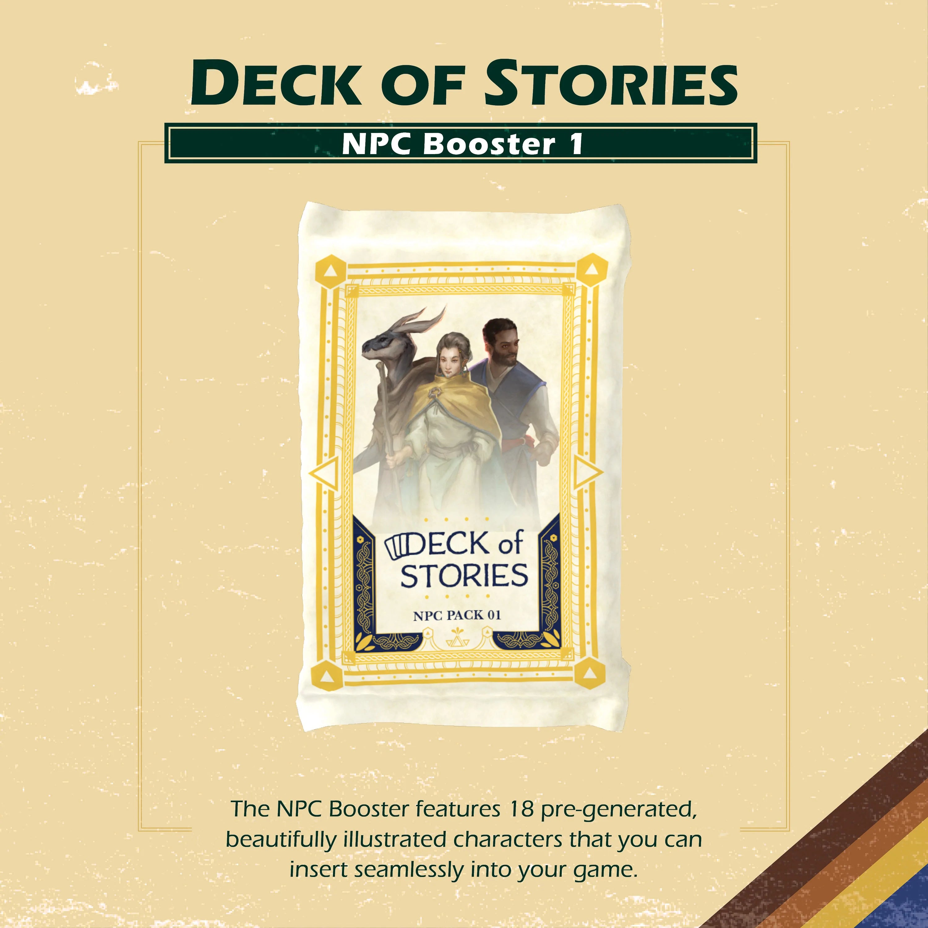 1985 Games Deck of Stories NPC Pack 1 | Odin's Place