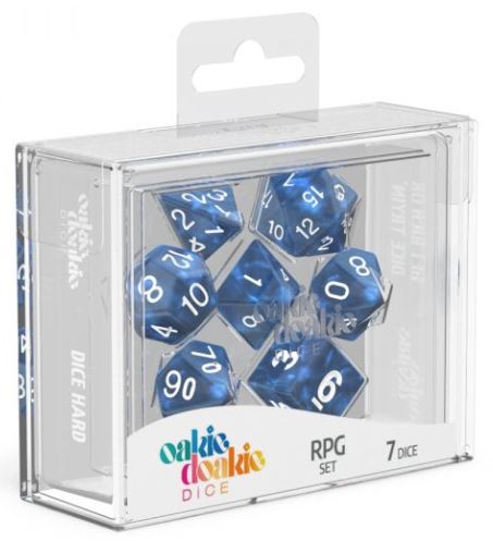 Oakie Doakie Marble Blue Poly 7 Set | Odin's Place