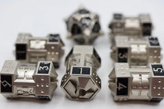 Foam Brain Dice 51 Metal Poly 7 Dice Set | Odin's Place