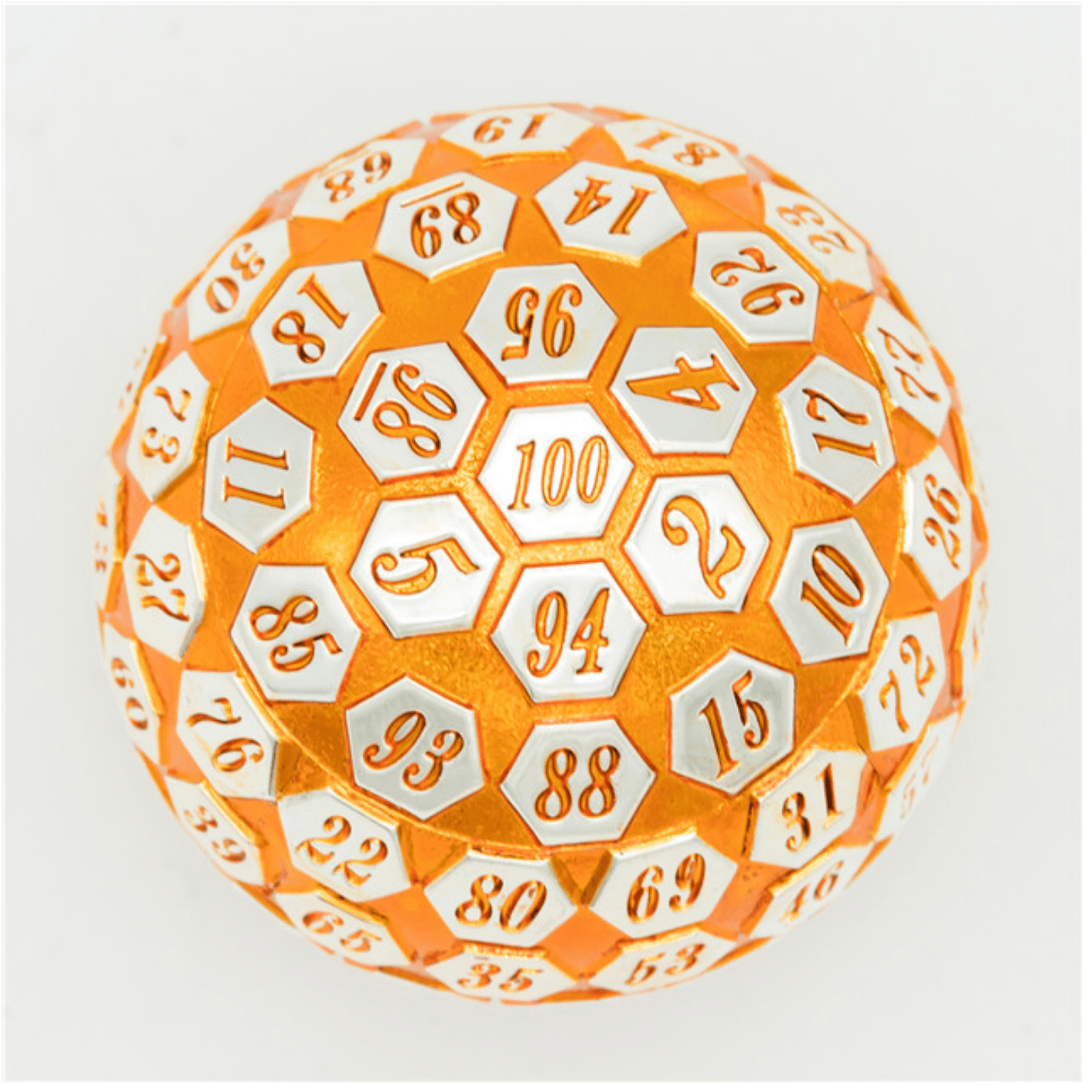 Foam Brain 45mm Metal D100 - Orange with Silver | Odin's Place