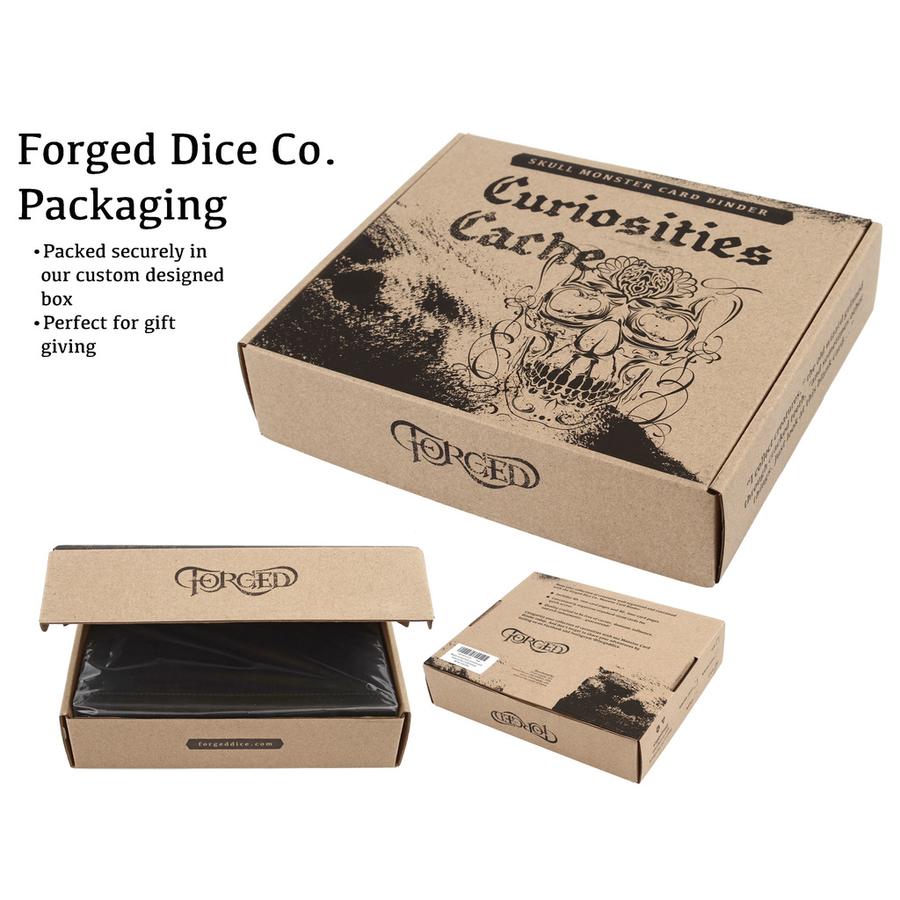 Forged Gaming: Curiosities Cache Card Binder Brown | Odin's Place